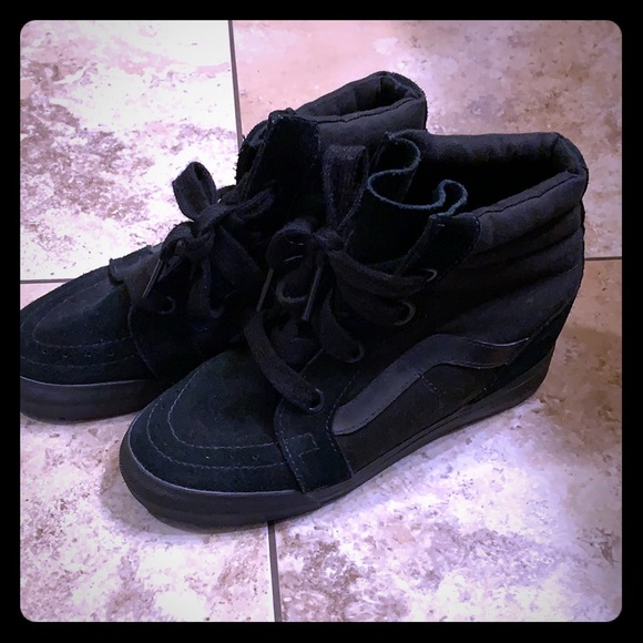 vans wedge high tops